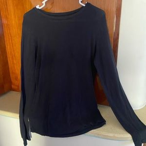 Women’s large black Cuddl Duds long sleeve shirt